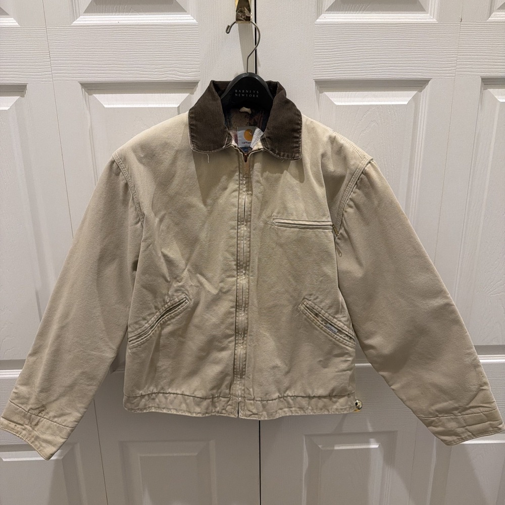 Carhartt Jacket Mens Med Southwest Aztec Lined Detroit Vintage Work 90s J24 KHI